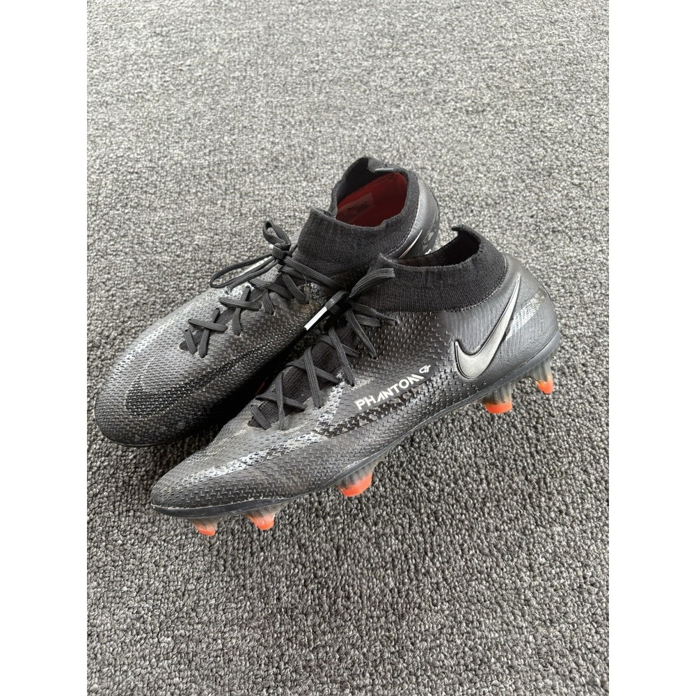 Nike Phantom GT ACC Elite/Pro FG Soccer Cleats Men's Size 10 Black Orange